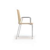 Narbutas Moon Wooden Visitor Chairs