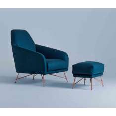 My home collection Wilma | Armchair and Ottoman