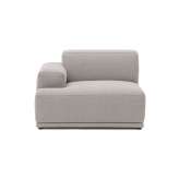 Muuto Connect Soft Modular Sofa | Left Armrest (A) - Clay 12