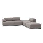 Muuto Connect Soft Modular Sofa | Corner - Configuration 3 - Re-wool 128