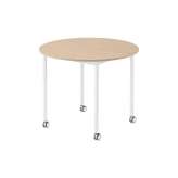 Muuto Base Table | Round | With Castors