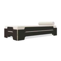 Müller small living Stacking bed CPL black