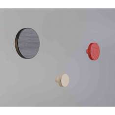 MoodWood Zero | Nassa-basalt grey, ruby red and natural