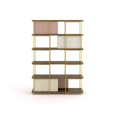 Momocca Julia Oak wood modular boockshelves