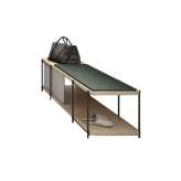 Momocca Julia Oak bench with padded seat