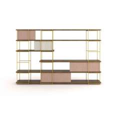 Momocca Julia Modular shelve with upholstery panels