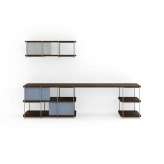 Momocca Julia Modular desk with hanging shelf