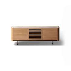 Momocca Adara "Sixties" TV Cabinet with grooved doors.
