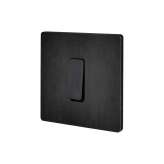 Modelec STB Steel - Single cover plate - 1 flat STB steel button