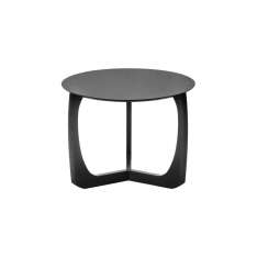 møbel copenhagen Lili lounge table Ø60 | black lacquered oak