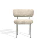 møbel copenhagen Font dining chair | oyster sheepskin