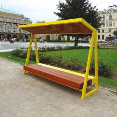 mmcité woody solar | Solar bench