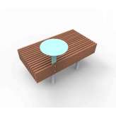 mmcité woody smart | Smart bench