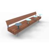 mmcité woody smart | Smart bench
