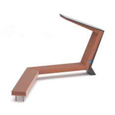 mmcité woody scorpio | Solar bench
