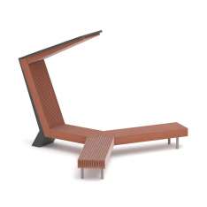 mmcité woody scorpio | Solar bench