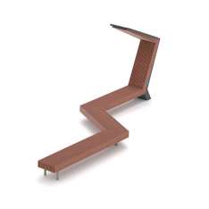 mmcité woody scorpio | Solar bench