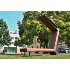 mmcité woody scorpio | Solar bench