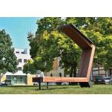 mmcité woody scorpio | Solar bench