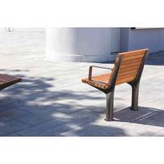 mmcité vltau | Park bench with backrest and armrests