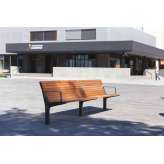 mmcité vltau | Park bench with backrest and armrests