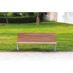 mmcité vltau | Park bench with backrest