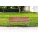 mmcité vltau | Park bench with backrest