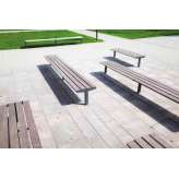 mmcité vera solo | Park bench on a central leg