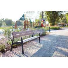 mmcité vera | Park bench with backrest and armrests