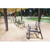 mmcité vera | Park bench with backrest and armrests