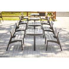 mmcité vera | Bench with backrest