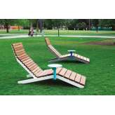 mmcité rivage | Lounger with table