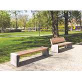 mmcité radium | Park bench with backrest