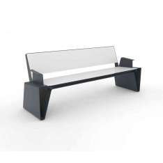 mmcité radium | Park bench with armrest