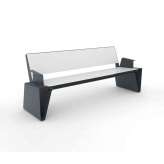mmcité radium | Park bench with armrest