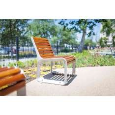 mmcité portiqoa | Park bench with backrest
