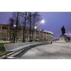 mmcité portiqoa | curved Park bench with backrest