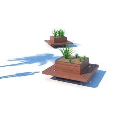 mmcité květa | Planters with seating surface