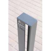 mmcité elias | Bollard with municipal emblem