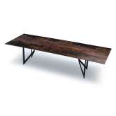 Mikodam Slim Table Oxido Flame & P. Basaltina 300X100Cm