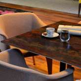 Mikodam Slim Table Oxido Flame & P. Basaltina 300X100Cm