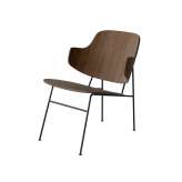 MENU The Penguin Lounge Chair, Black Steel | Walnut