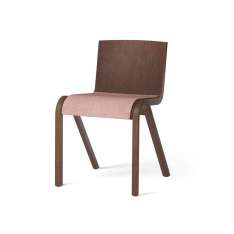 MENU Ready Dining Chair, Seat Upholstered | Red Stained Oak / Canvas 356