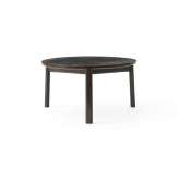 MENU Passage Lounge Table Ø70 | Dark Lacquered Oak