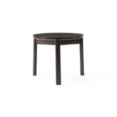 MENU Passage Lounge Table Ø50 | Dark Lacquered Oak