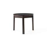 MENU Passage Lounge Table Ø50 | Dark Lacquered Oak