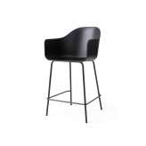 MENU Harbour Counter Chair | Black Steel, Black Plastic