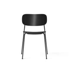 MENU Co Dining Chair | Plastic, Black Steel | Black Plastic