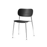 MENU Co Chair, Chrome / Black Oak