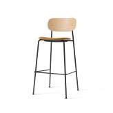 MENU Co Bar Chair, Black Steel | Natural Oak / Dakar 0250